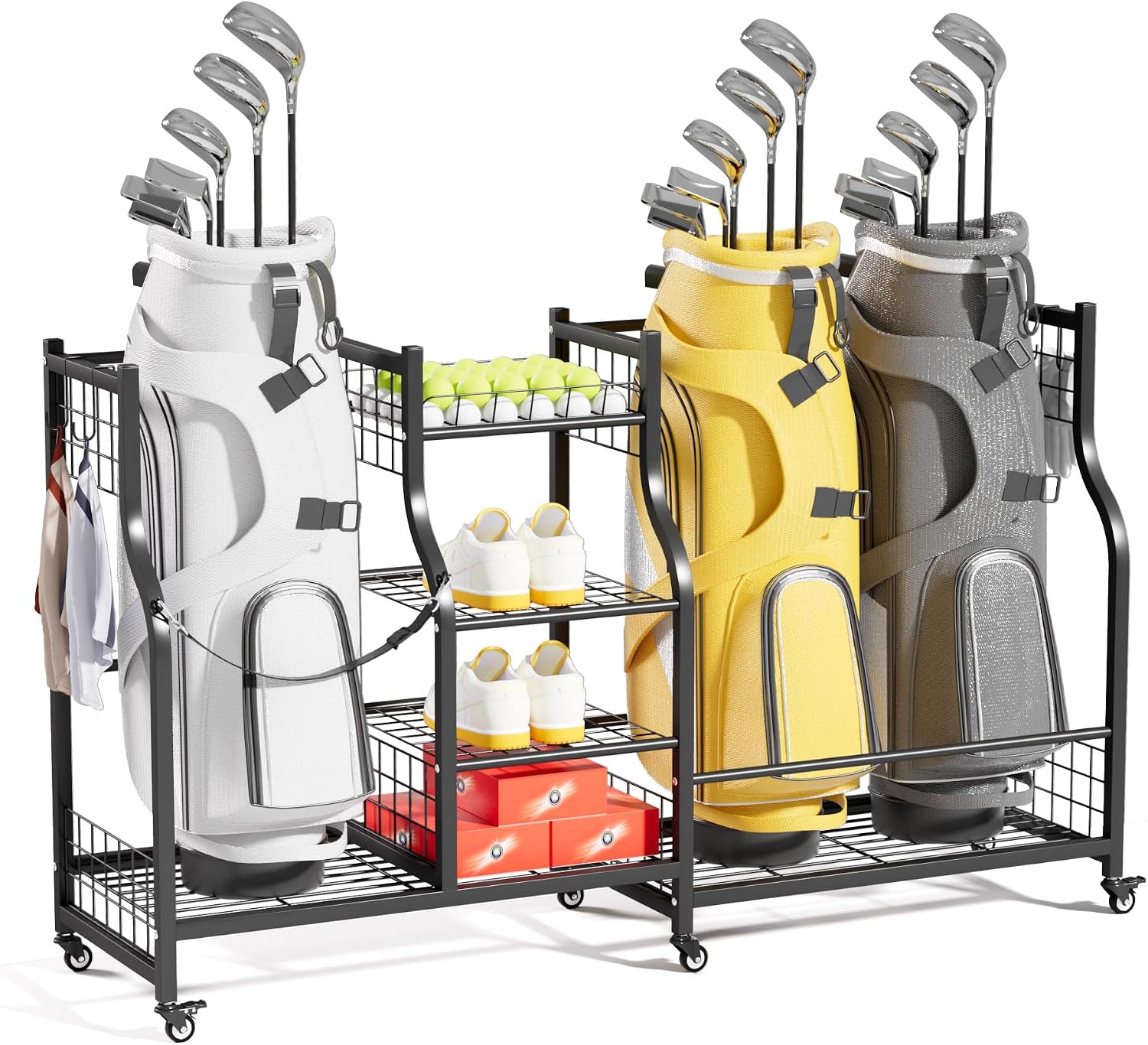 Golf Equipment Holder - Rak Penyimpanan Tas Golf, Organizer Tas