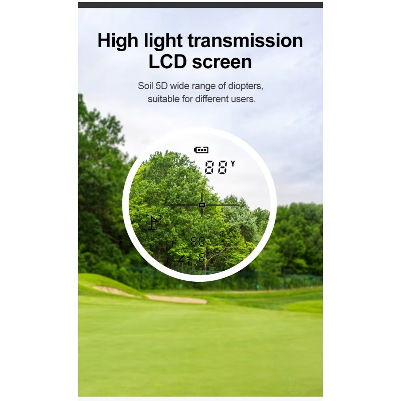 Rangefinder Laser Golf - TULX PinSeeker Slope Scope Distance Meter