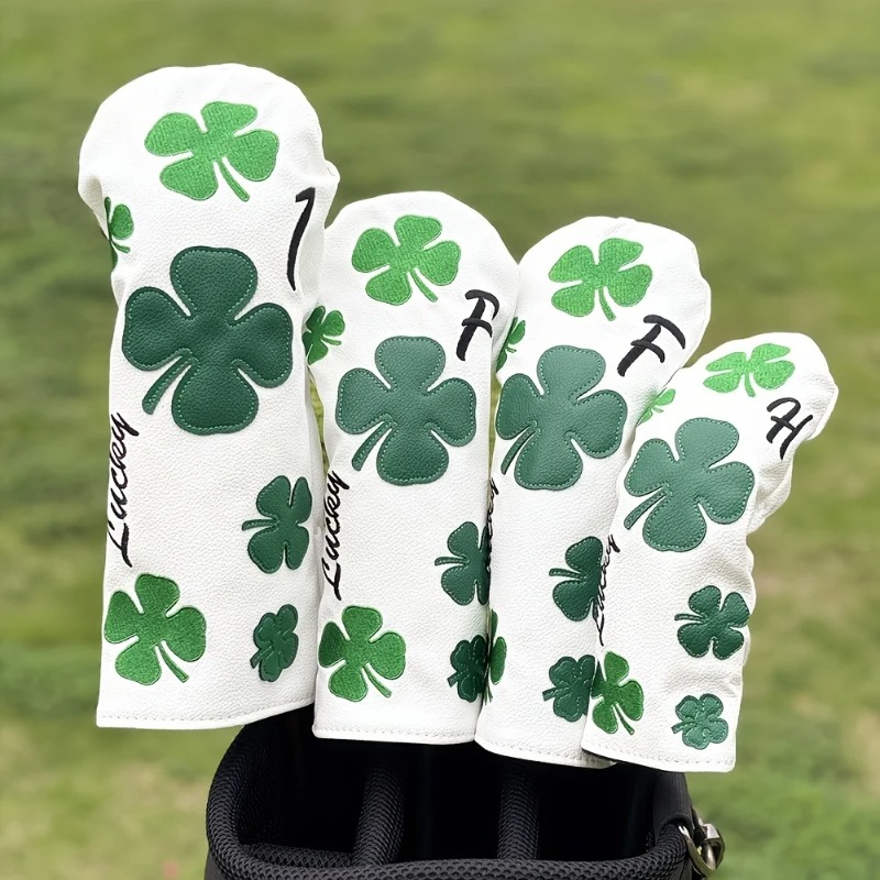 Golf Equipment Rack - Penutup Kepala Tongkat Golf Clover yang