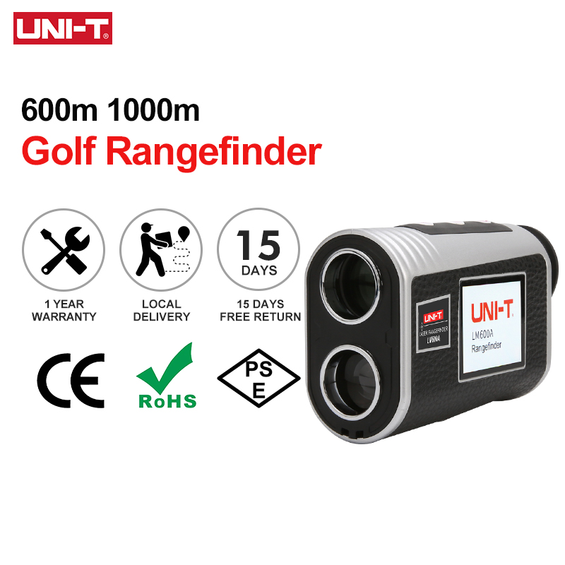 Rangefinder Laser Golf - Pengukur jarak Golf UNI-T, dengan pengaturan