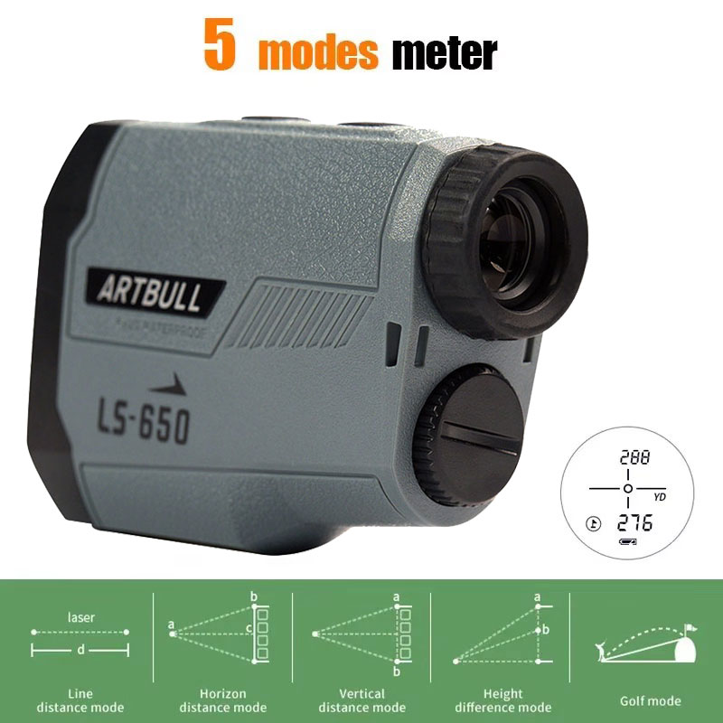 ARTBULL dengan Flag-Lock Slope - Rangefinder Laser Golf ulasan dan harga