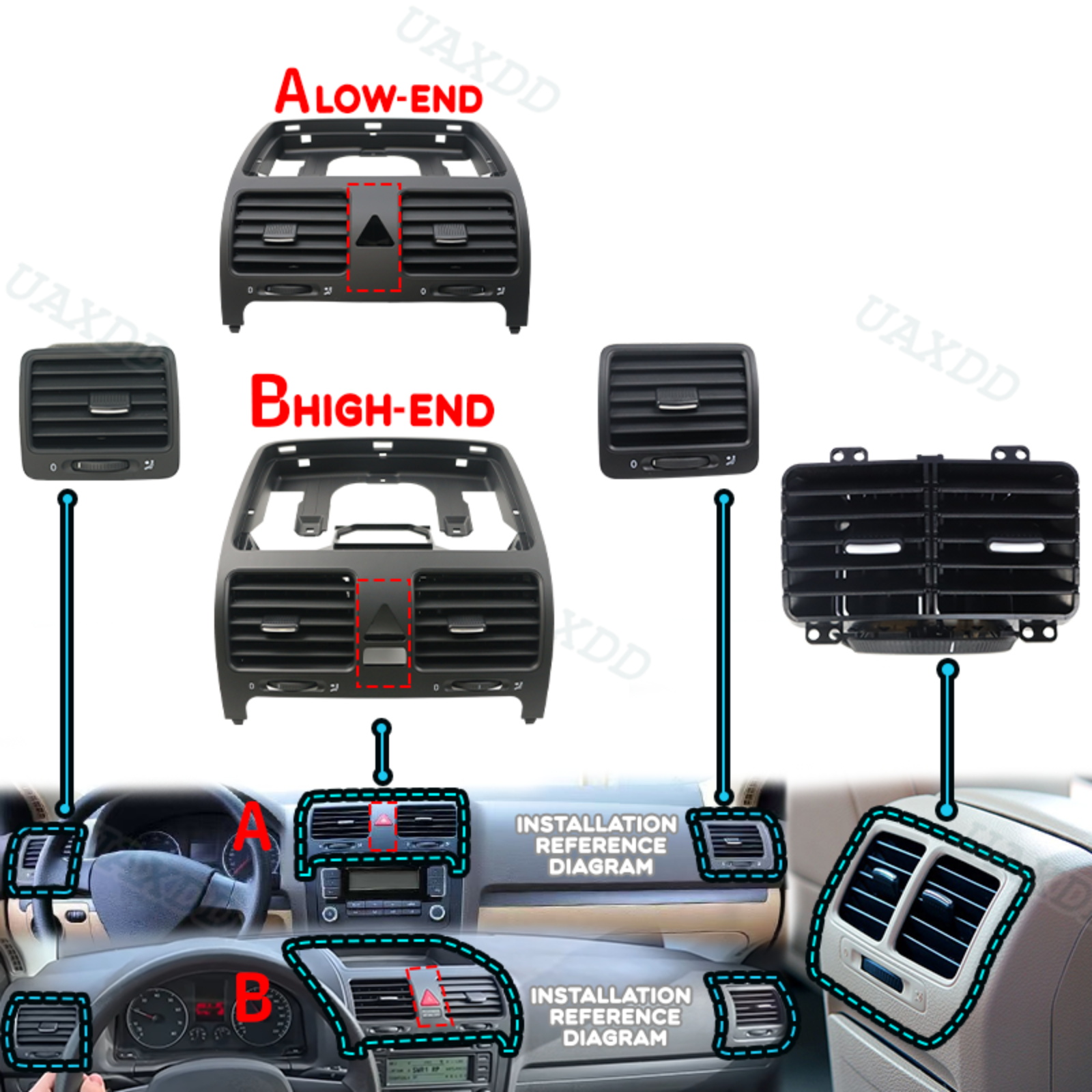 2 Din Perangkat Ventilasi AC M - Golf Equipment Outlet ulasan dan harga