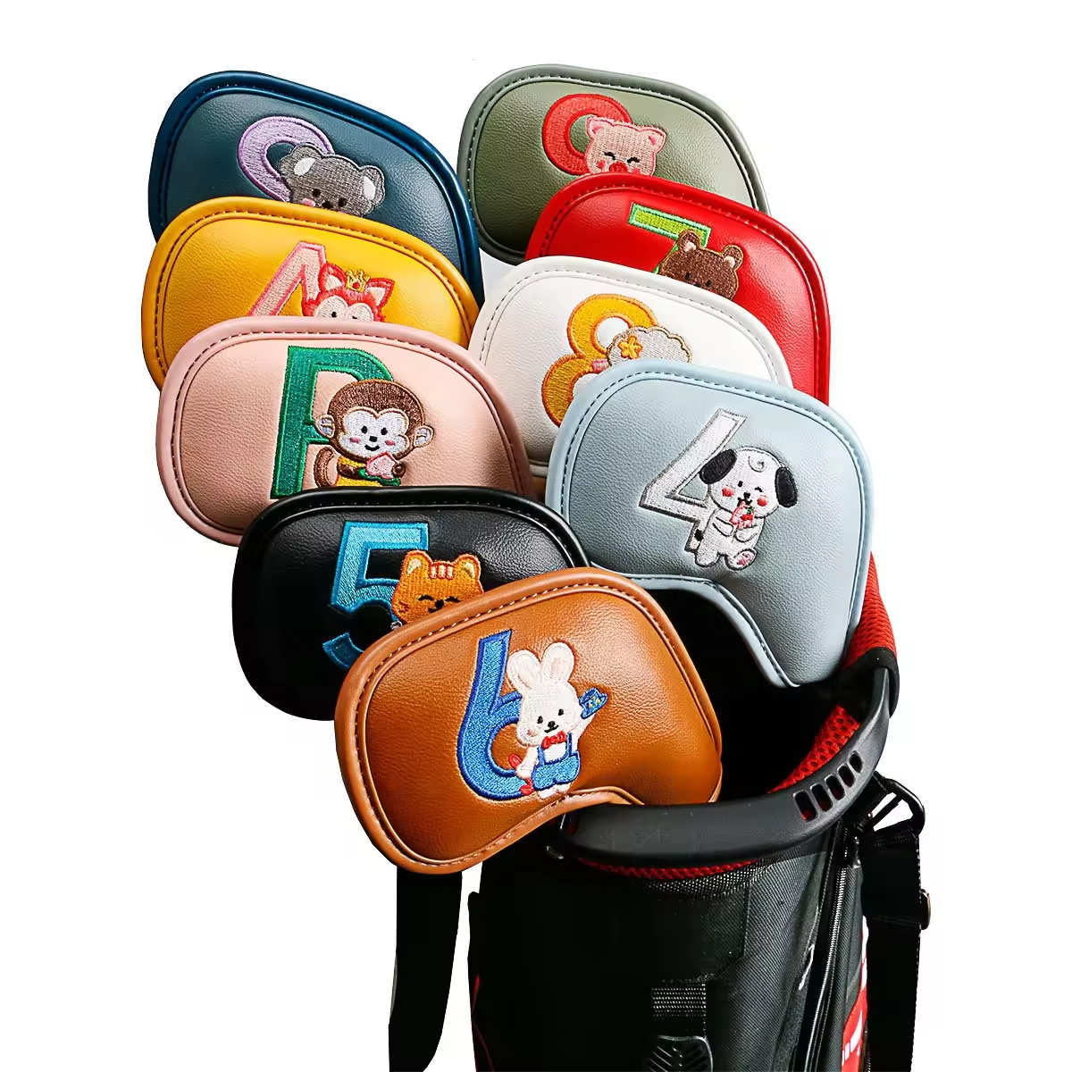 9 Buah Penutup Kepala Tongkat  - Golf Equipment Rack ulasan dan harga