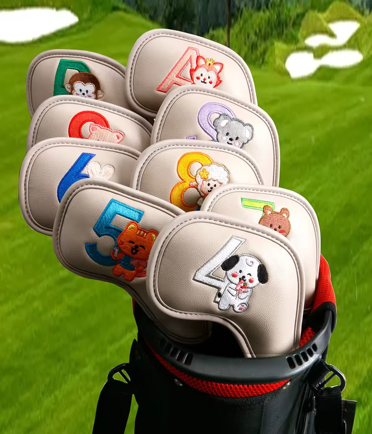 9 Buah Penutup Kepala Tongkat  - Golf Equipment Rack ulasan dan harga