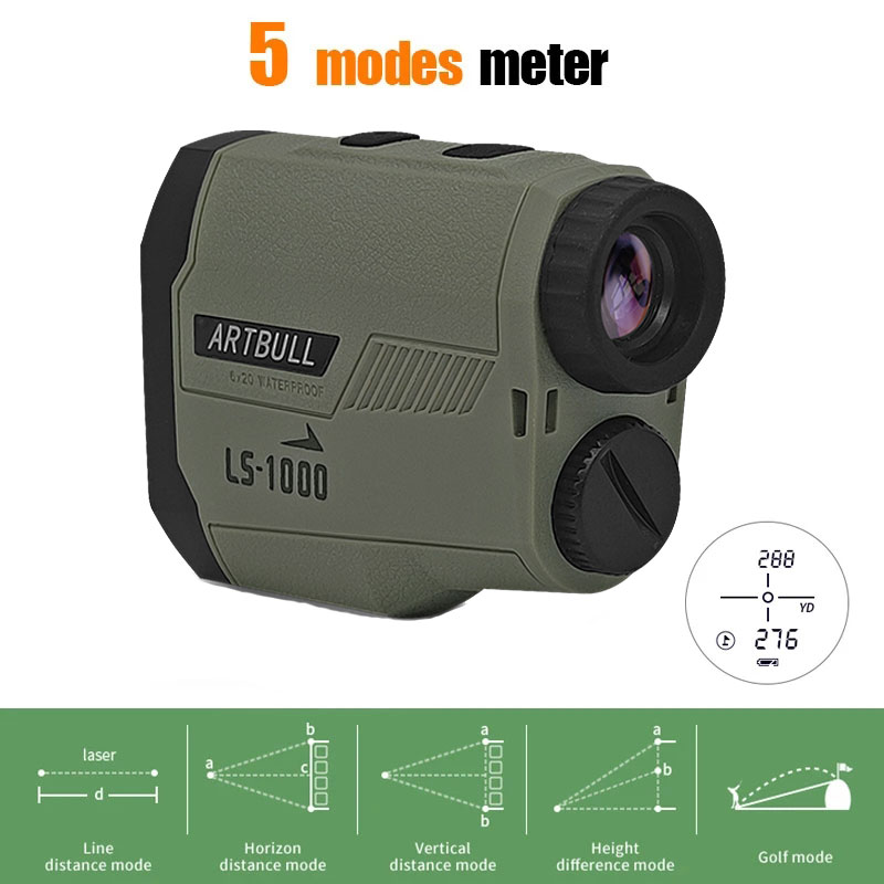 ARTBULL pengukur jarak Laser,  - Rangefinder Laser Golf ulasan dan harga